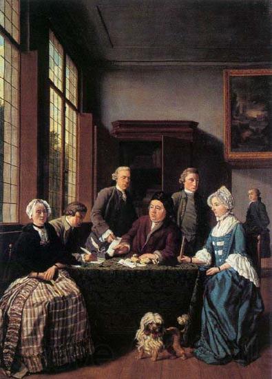 HOREMANS, Jan Jozef II The Marriage Contract Norge oil painting art